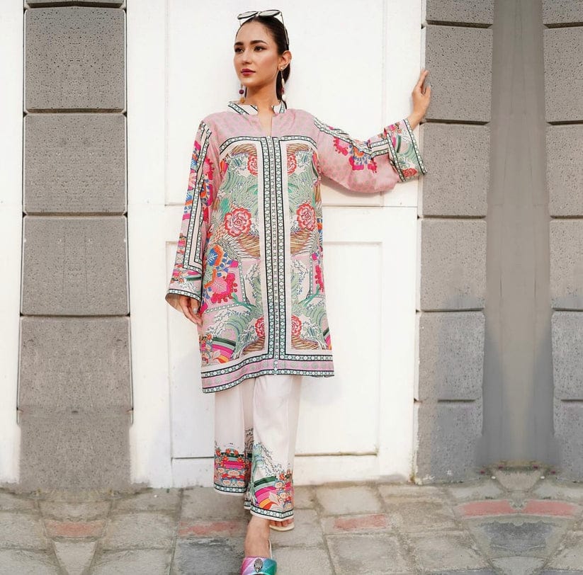 Pure shamoz silk fabric suit