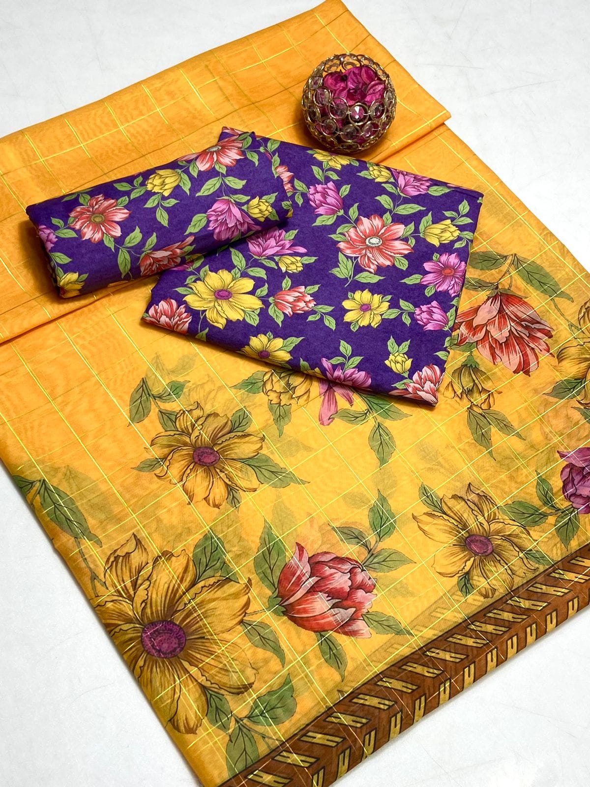 Premium quality swiss jacquard Lawn fabric shirt and shalwar