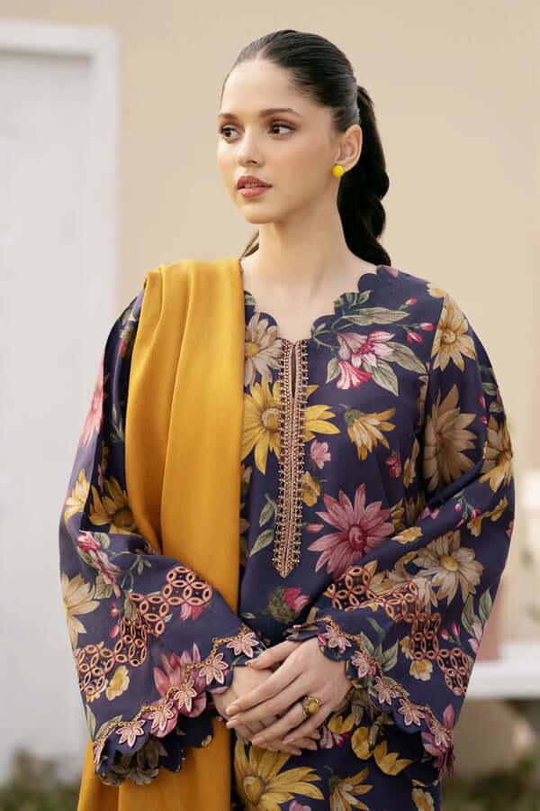Premium quality swiss jacquard Lawn fabric shirt and shalwar